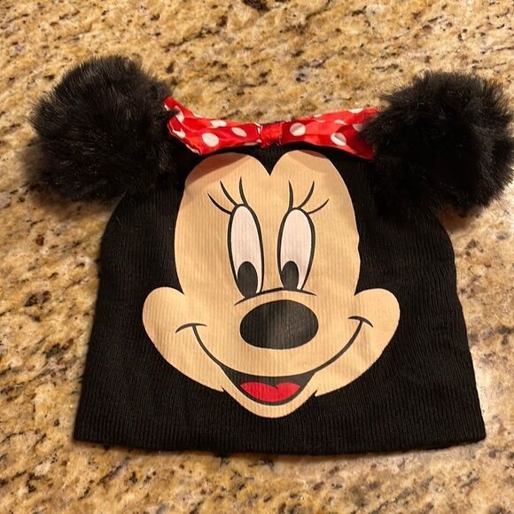 Disney Minnie Mouse Pom Pom hat - Picture 3 of 8